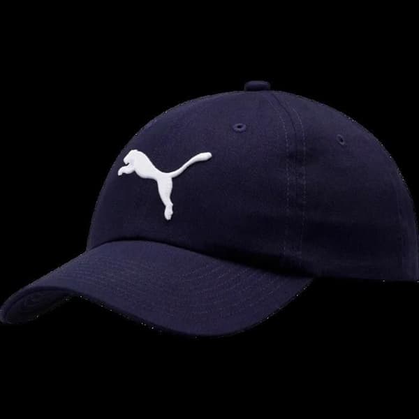 PUMA Keps mörkblå för kvinnor och män - Essential Cap Peacoat-Big Cat 208624