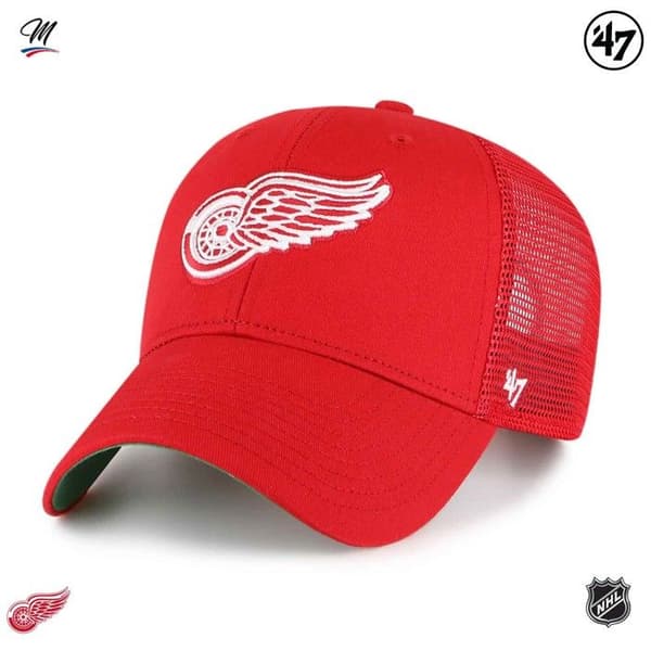 Keps - 47 Brand - Detroit Red Wings - Röd - Sportkläder - Vuxen