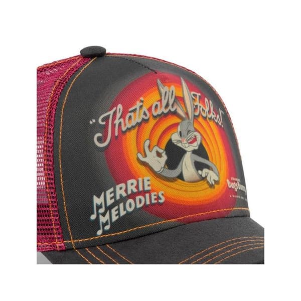CAPSLAB Bugs Bunny Trucker Keps - Grå - Snapback - Looney Tunes