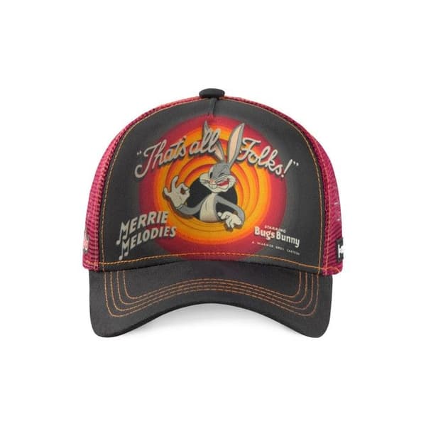 CAPSLAB Bugs Bunny Trucker Keps - Grå - Snapback - Looney Tunes