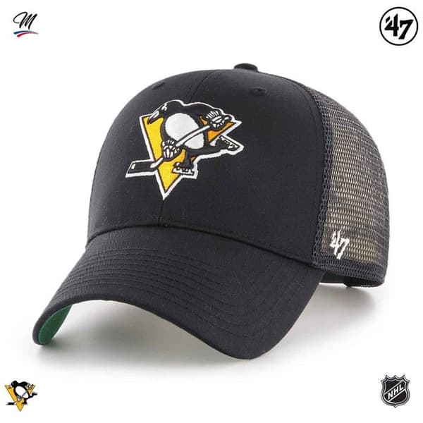 47 Brand Justerbar Keps - BRANSON Pittsburgh Penguins svart