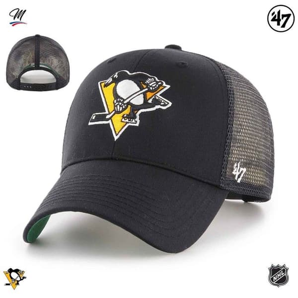 47 Brand Justerbar Keps - BRANSON Pittsburgh Penguins svart