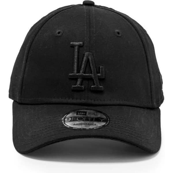 Keps - New Era - LOS ANGELES DODGERS ESSENTIAL 9FORTY - Svart - 100 % bomull - Böjt visir