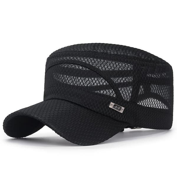 INF Åndbar Flat Top Hat Sort