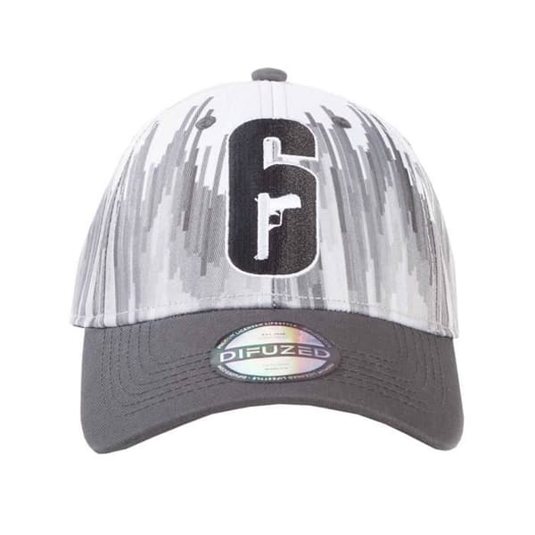 Regnbåge 6 Baseballkeps 6-Säte Logotyp ny officiell Gamer Svart