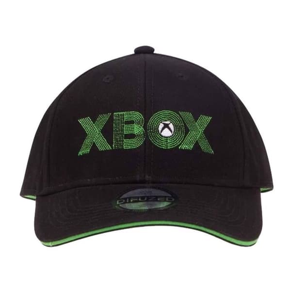 Xbox Baseballkeps Vit Bokstäver Klassisk Logotyp Ny Officiell Svart