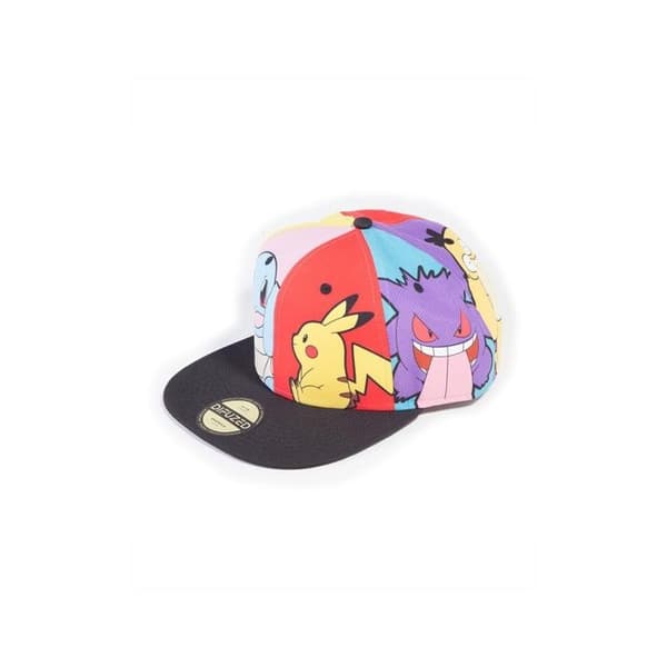 Pokémonkeps - DIFUZED - Multipop - Flerfärgad - Bomull - Vuxen - Blandat - Vår/sommar - Klassisk