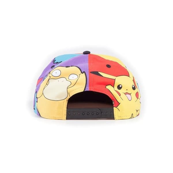 Pokémonkeps - DIFUZED - Multipop - Flerfärgad - Bomull - Vuxen - Blandat - Vår/sommar - Klassisk