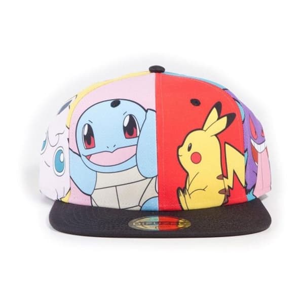Pokémonkeps - DIFUZED - Multipop - Flerfärgad - Bomull - Vuxen - Blandat - Vår/sommar - Klassisk