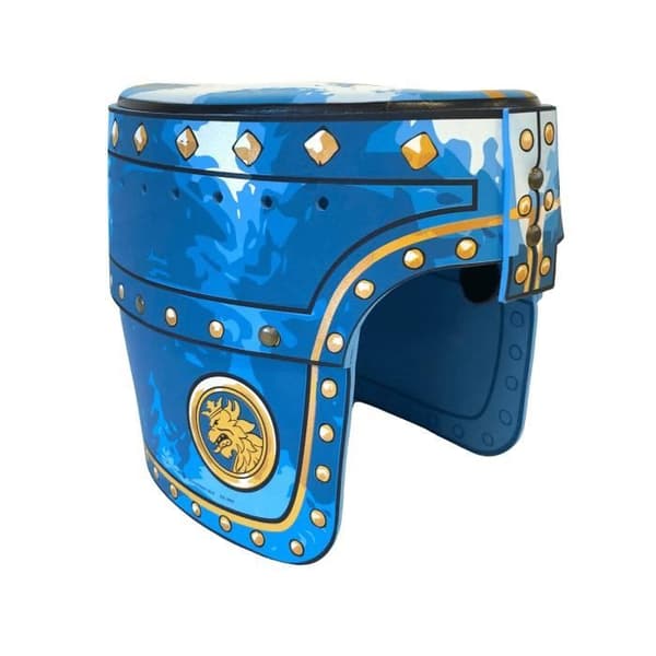 Golden Lion Knight Helm - LIONTOUCH - För barn från 3 år och uppåt - Blå - Utomhusbruk