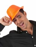 Miniatyrbilde 2 av 3: Borsalino lue med oransje paljetter for voksne.Size-One size