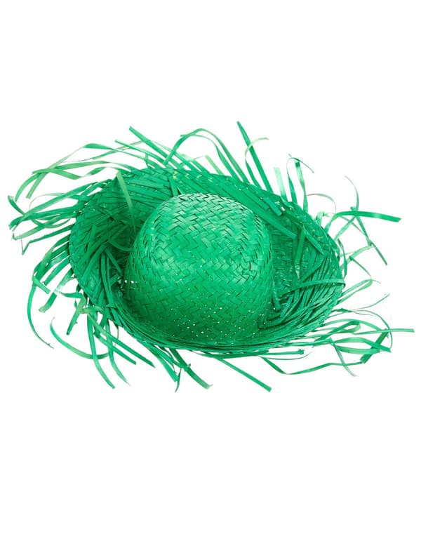 Grøn hawaiihat til voksne.Size-One size
