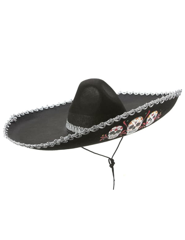 Sombrero Day of the Dead.Size-One size