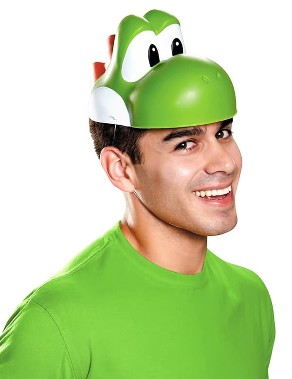 Maske Yoshi Nintendo® til voksne.Size-One size