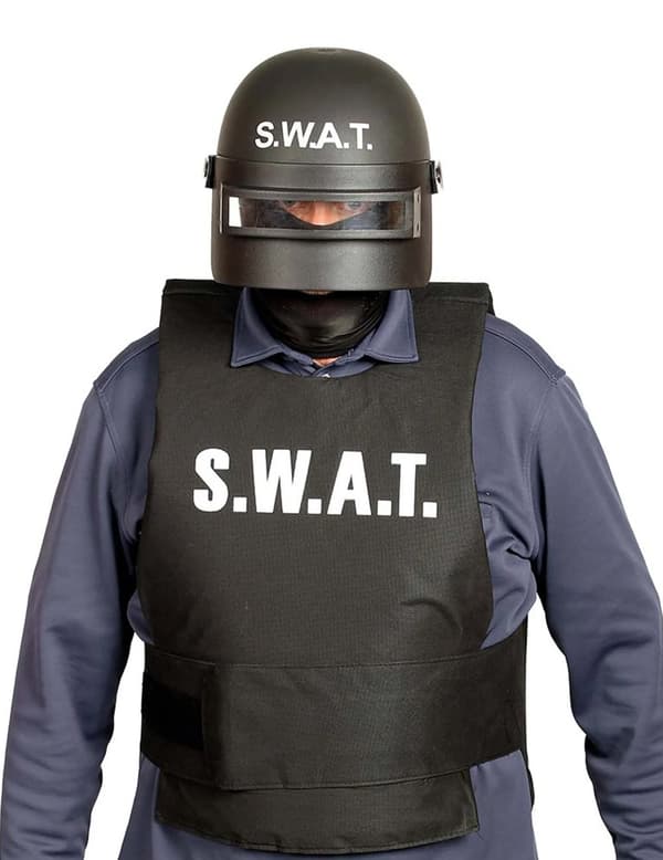 Voksen SWAT Riot hjelm.Size-One size