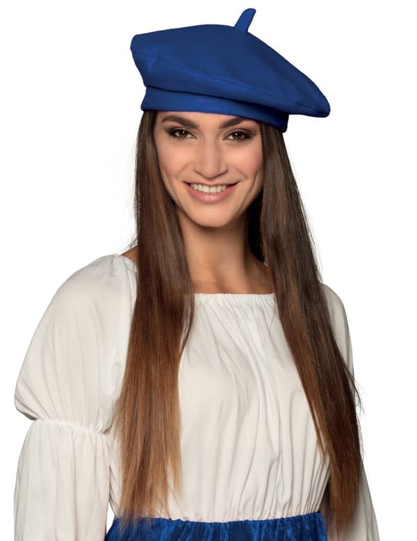 Blå baskisk baret til voksne.Size-One size