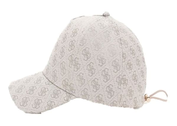 Keps - GUESS - Duvlogo - Ljusgrå - 100% polyester - Unisex
