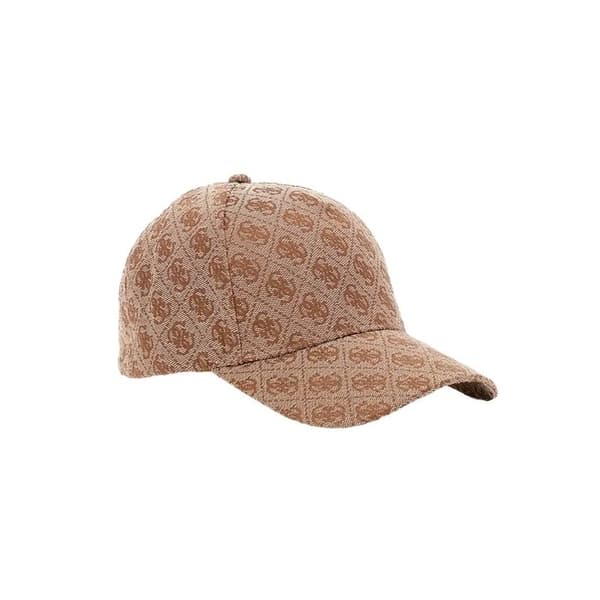 Keps - GUESS - Latte Logo - Ljusbrun - 100% polyester - Unisex