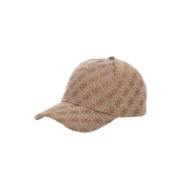 Keps - GUESS - Latte Logo - Ljusbrun - 100% polyester - Unisex