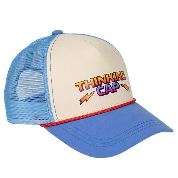 Truckerkeps - Cerda - Stranger Things Thinking - Blå/Vit - Unisex - Vår/Sommar