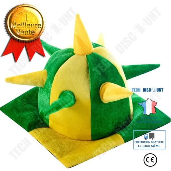Europacupen Tyskland och Frankrike supporterhatt - TEKNISK RABATT - Yellow Hedgehog Multicolor