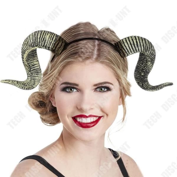 TD® Halloween Pannband Carnival Scen Roliga rekvisita Huvudbonader Pannband Horn Huvud Smycken Bekväma att bära