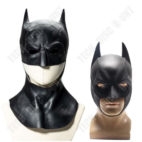 TD® Batman mask cosplay nya Batman latex huvudbonader Halloween film och TV kringutrustning live fanaktiviteter