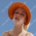 Miniatyrbild 3 av 4: TD® Dubbelsidig solhatt hona anti-ultraviolett solskydd tom topplock ansikte solhatt sommar stor b
