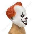 Miniatyrbild 2 av 4: TD® Latex Ghost Clown Mask Halloween Event Maskeradfest Cosplay Clowndräkt Huvudbonader Interaktion Fans Säger