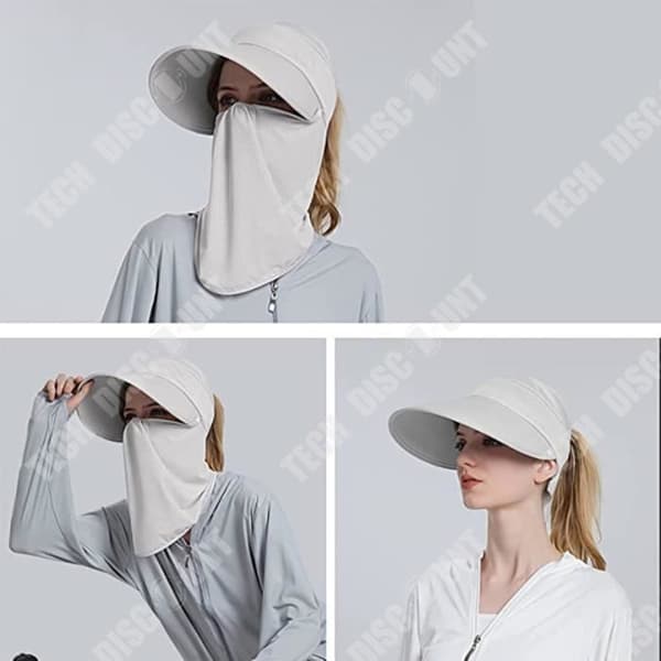 TD® solhatt Ice sense solhatt för kvinnor som cyklar ansikte som täcker utomhussolhatt