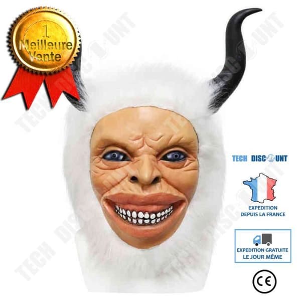 TD® Halloween huvudbonader snögubbe snömonster snö komask Tibetansk helig konst prestandarekvisita party rap mas