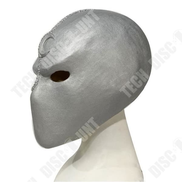 TD® Moon Knight Halloween latexmask Marvel kraftbollsmask med samma blå lysande uppgraderingsversion Moon Knig