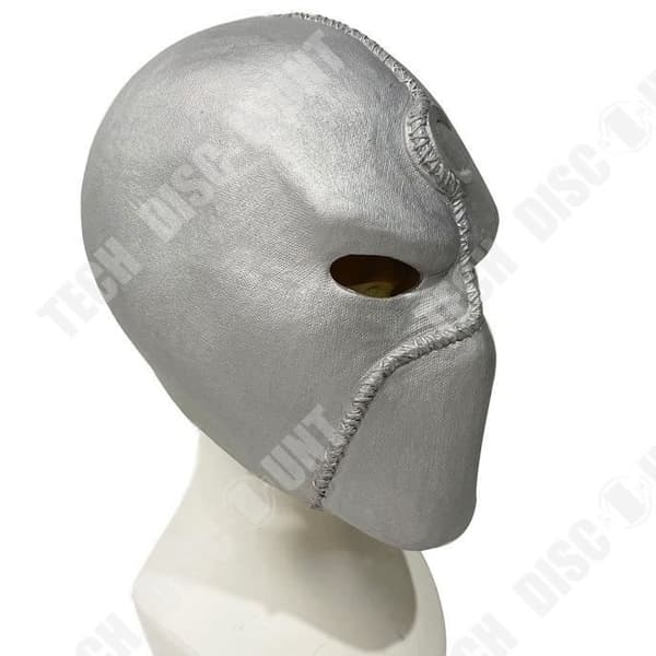 TD® Moon Knight Halloween latexmask Marvel kraftbollsmask med samma blå lysande uppgraderingsversion Moon Knig