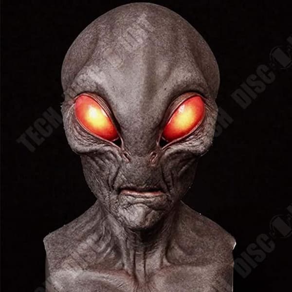 TD® Sci-Fi-film med samma främmande skräckmask Halloween Mutant Latex Party Mask Skrämmande mask