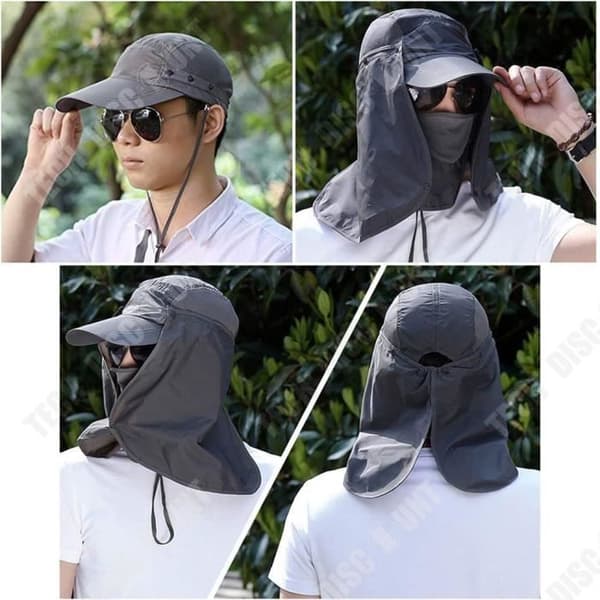 TD® Utomhushatt fiskehatt solskydd solhatt solskyddsmedel för herrsolhatt bred brätte