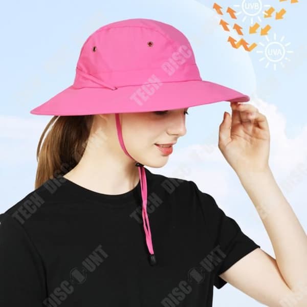 TD® Solskyddshatt semesterfiske utomhus unisex solhatt med bred brätte anti-stänkvatten