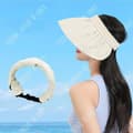Miniatyrbild 2 av 4: TD® Shell Solhatt Ny strandsolhatt Ansiktsskydd Cykling Tom Top Solhatt för kvinnor