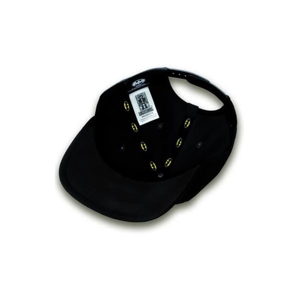 Snapback-keps med Batman-logotyp - LOGOSHIRT - DC Comics - Vit - Svart - Bomull - Vår / Sommaren - Sportkläder