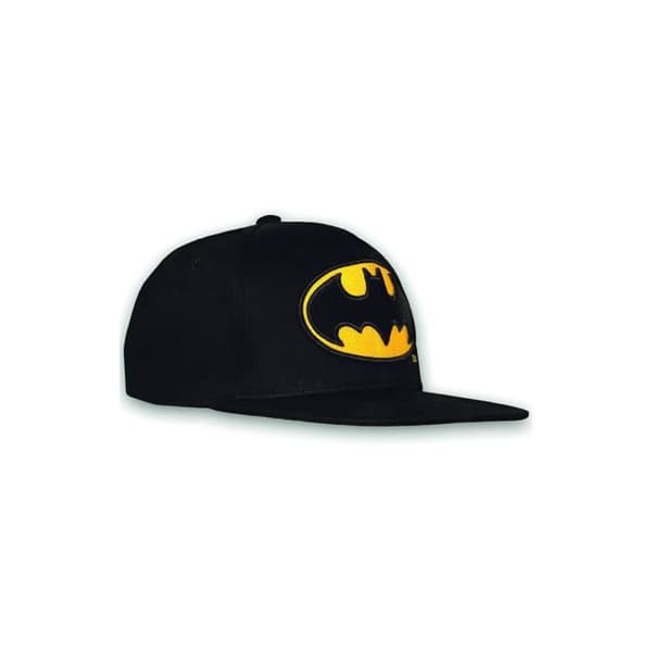 Snapback-keps med Batman-logotyp - LOGOSHIRT - DC Comics - Vit - Svart - Bomull - Vår / Sommaren - Sportkläder