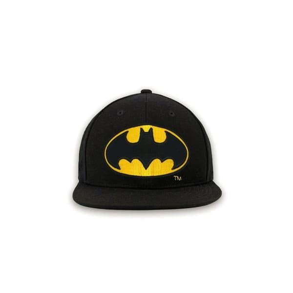 Snapback-keps med Batman-logotyp - LOGOSHIRT - DC Comics - Vit - Svart - Bomull - Vår / Sommaren - Sportkläder
