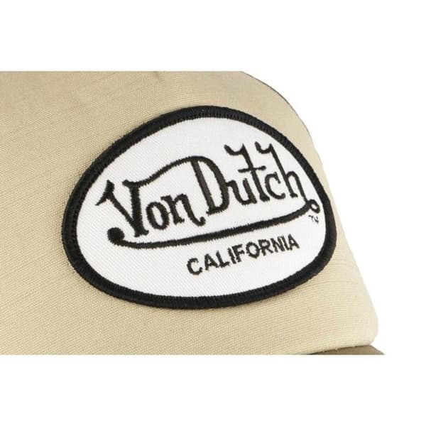 Baseballkeps - Von Dutch - Jacks - Brun - Beige - 100 % bomull