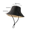 Miniatyrbild 6 av 6: Hatt Solhatt Mesh Keps med bred brätte - Orange