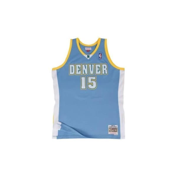 Camiseta Homme - Mitchell &amp; Ness - Carmelo Anthony - Blå - Sportkläder - Optimal Komfort