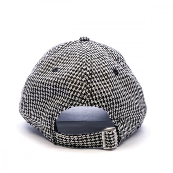 Grå keps för män New Era Yankees - Houndstooth-mönster - Böjd skärm - Justerbar storlek