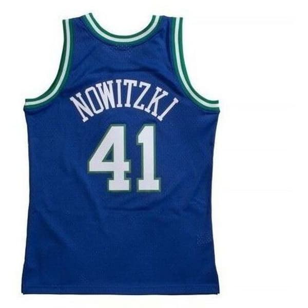 T-shirt - Mitchell &amp; Ness - D Mavericks D Nowitzki - Blå - Sportkläder - Storlek L