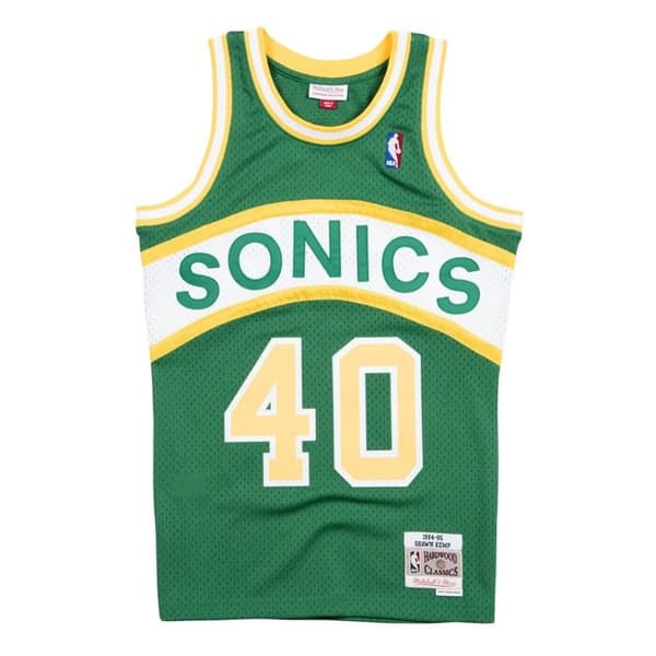 T-shirt Herr - Mitchell & Ness - Sae Super-Shawn - Grön - Vår/Sommar - Sportmode