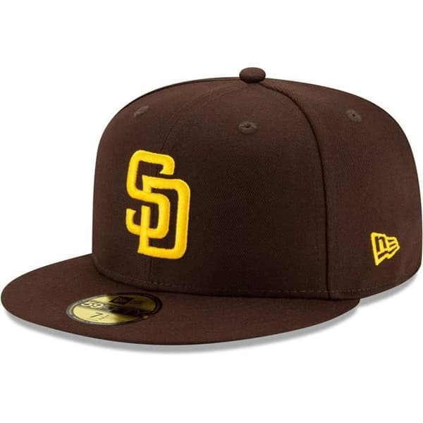 Casquette New Era San Diego Padres MLB AC Performance brun 59Fifty