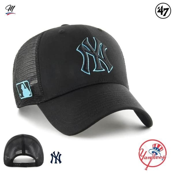 Casquette MLB New York Yankees 'Branson MVP' - B-BRSRS17CTP-BK - Herr - Svart - Polyester - Sportkläder