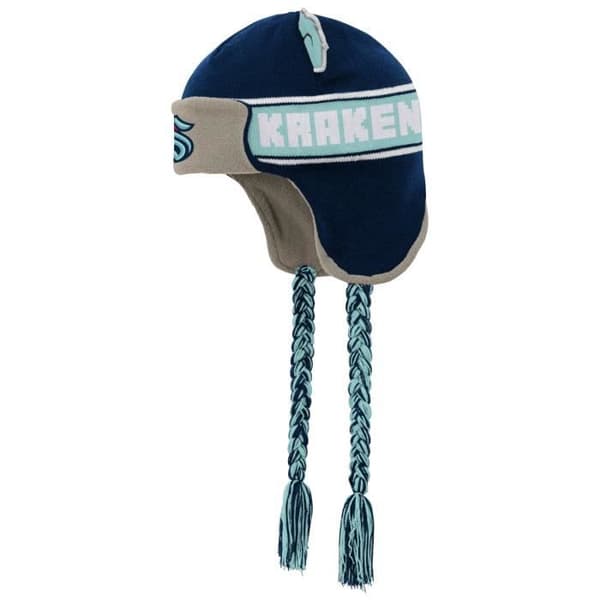 Vintermössa TROOPER EARS Seattle Kraken - Outerstuff - Barn - Mörkblå - Sportkläder