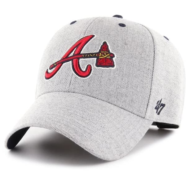 47 Brand Justerbar Kaps - CLOUD Atlanta Braves grå
